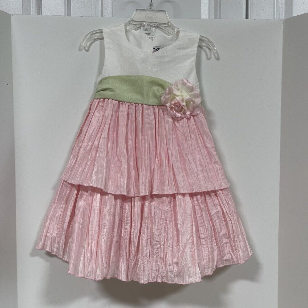 Good Lad Girls Size 2T Dress Party Wedding Easter Spring Summer Formal Tiered